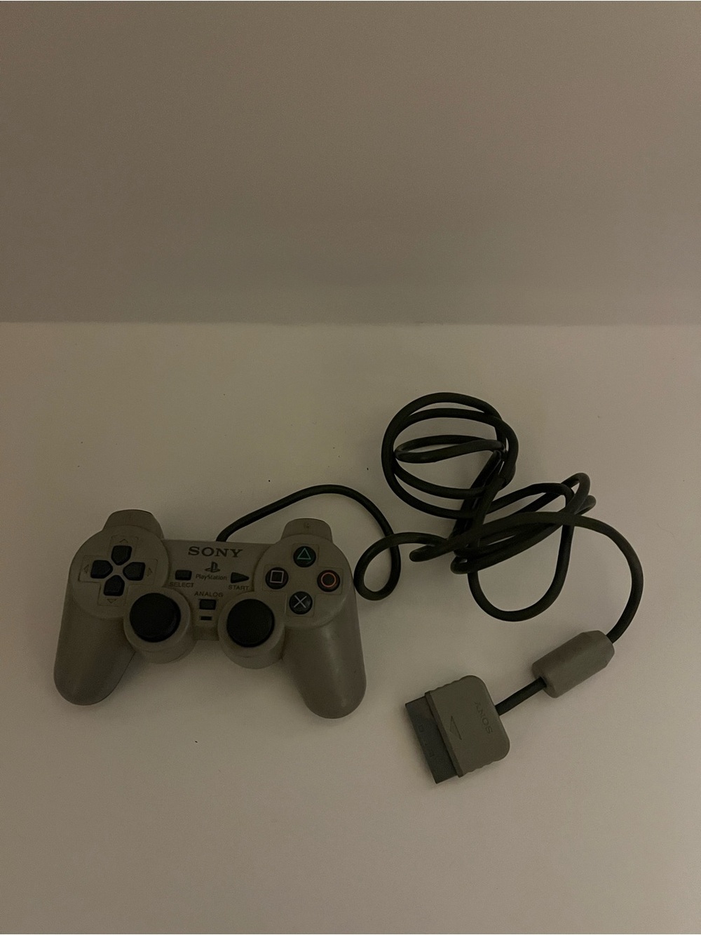 Sony Gray Wired PlayStation DualShock-Style Controller